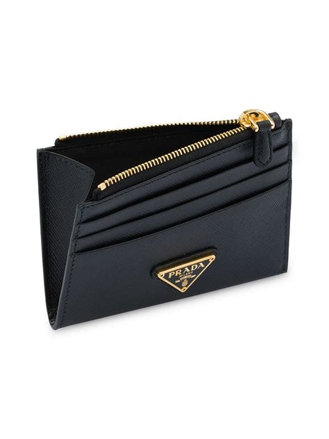 prada zippered card case|farfetch Prada wallet.